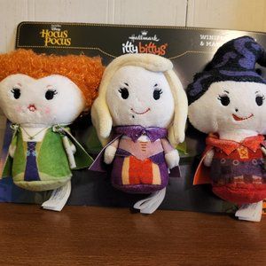 Hallmark itty bittys® Disney Hocus Pocus Sanderson Sisters Plush, Set of 3